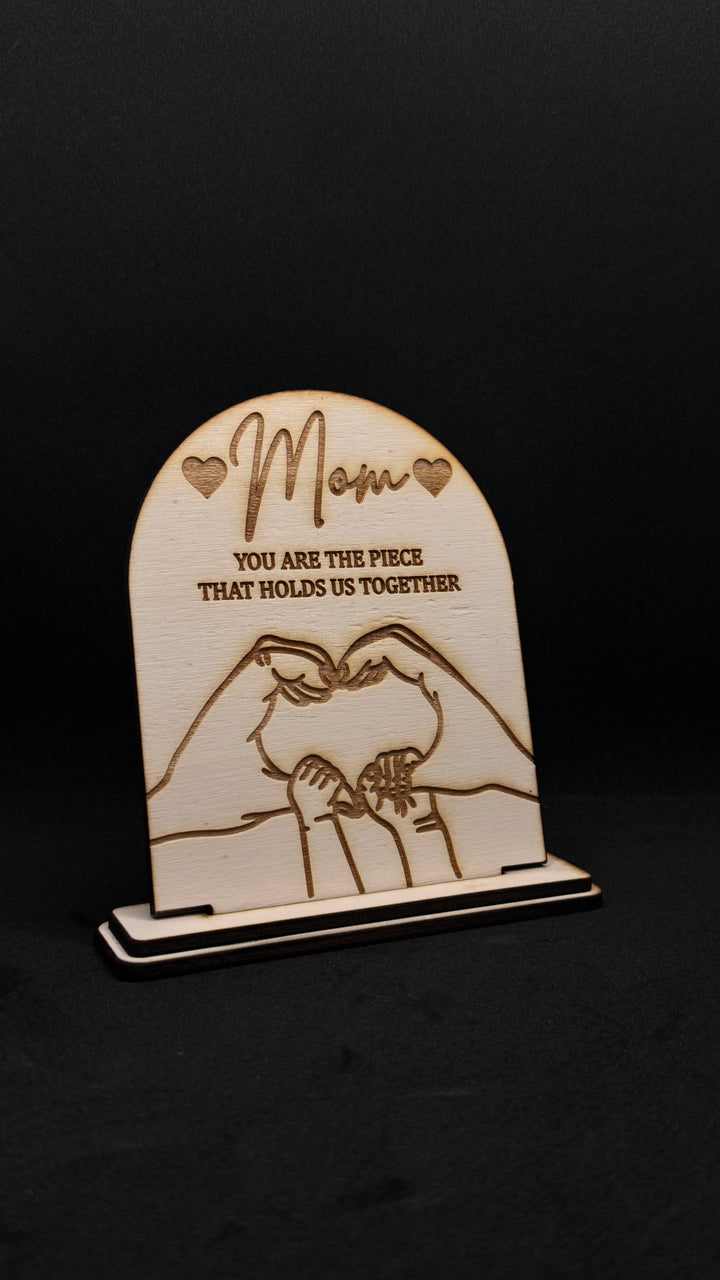 Moederdag bord (met namen erin)