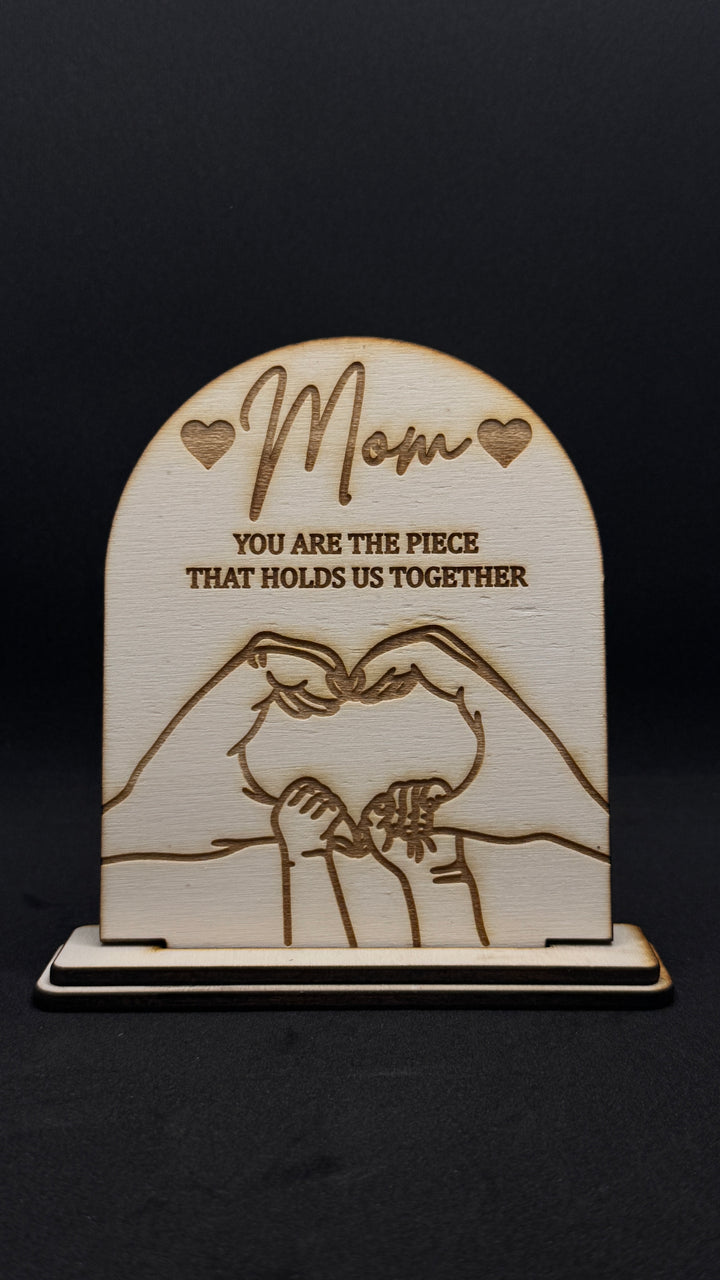 Moederdag bord (met namen erin)