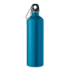 Drinkfles simpel roestvrijstaal (gegraveerd)