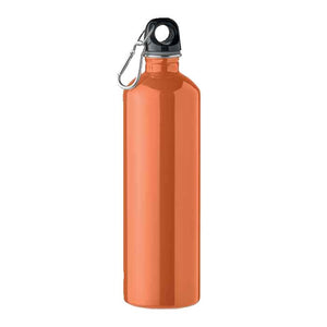 Drinkfles simpel roestvrijstaal (gegraveerd)